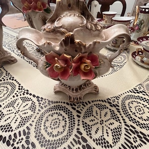 Vintage Capodimonte Porcelain Vase