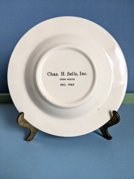 アメリカン50'sミッドセンチュリー(灰皿)綺麗な状態 ミッドセンチュリー灰皿 50年代 記念品 建築 コレクターズ