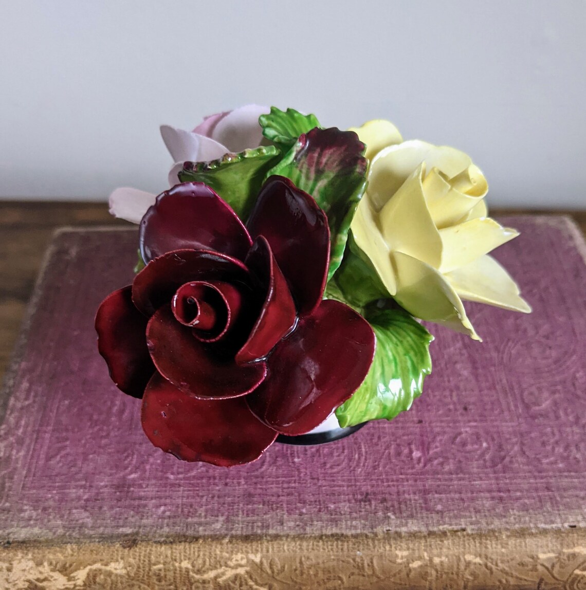 Miniature China Rose Bouquet Best Bone Denton China Victorian | Etsy