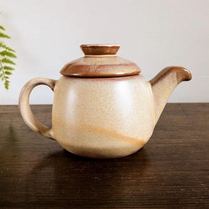 Frankoma Pottery Teekanne klein Plainsman Gold