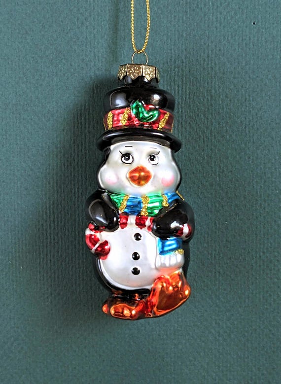 ガラスのまち針 ペンギン&クリスマスツリー ガラスのまち針 ペンギン&クリスマスツリー ペンギンガラス