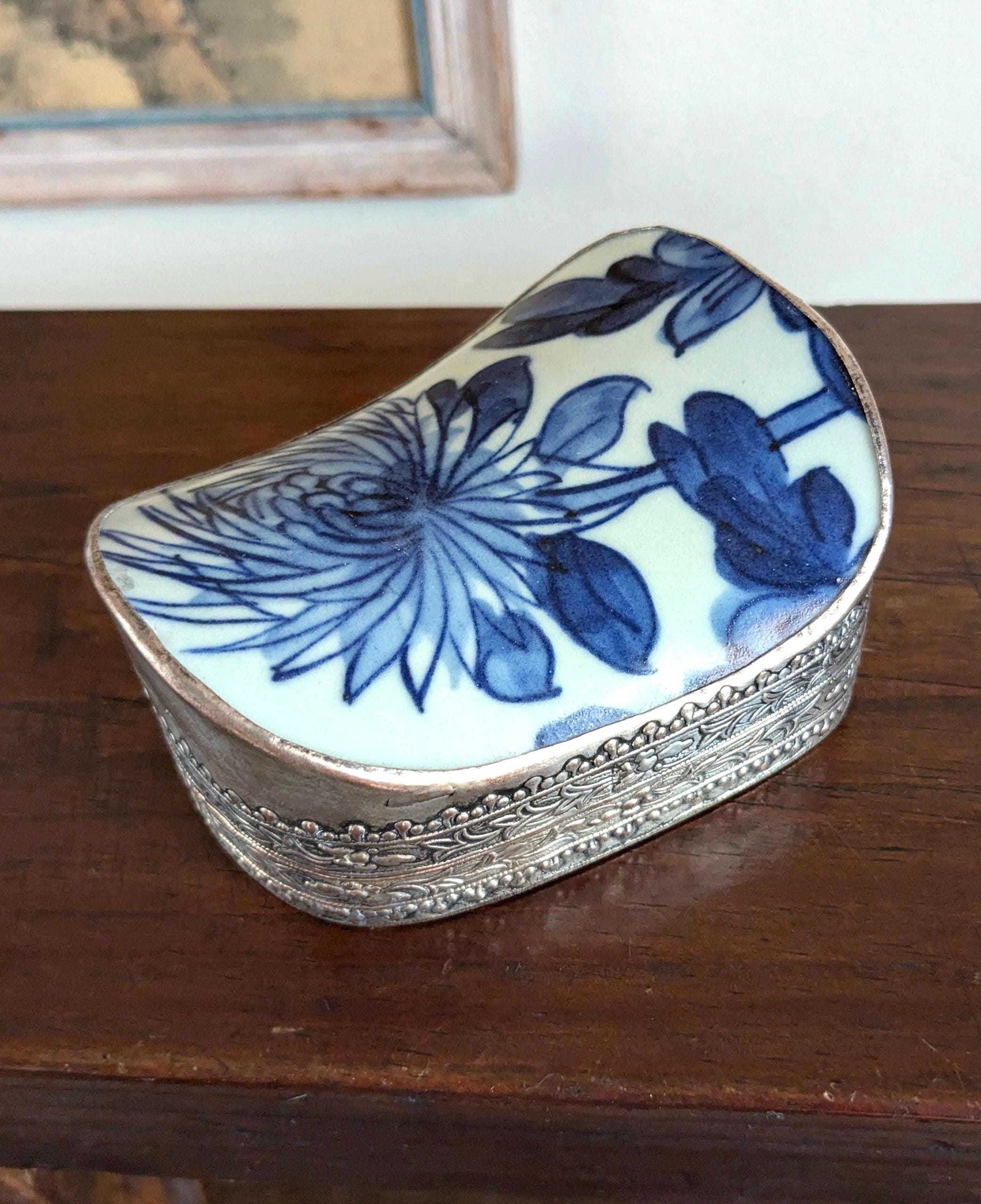 Chinese Silver Trinket Box - Etsy