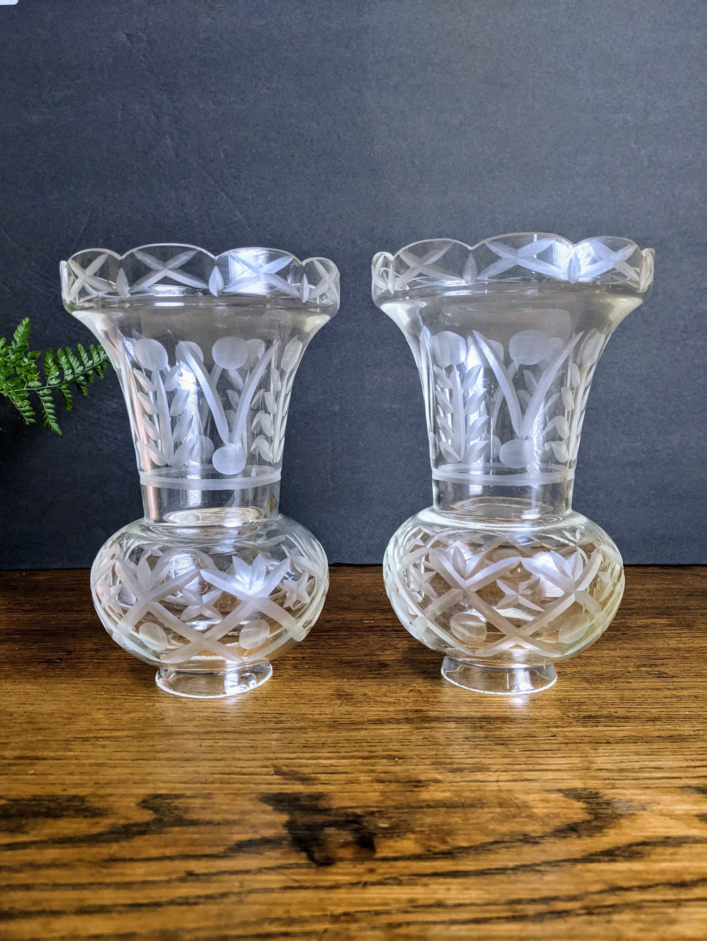 Best Reproduction Pair of Custom Made Argand Glass Shades 