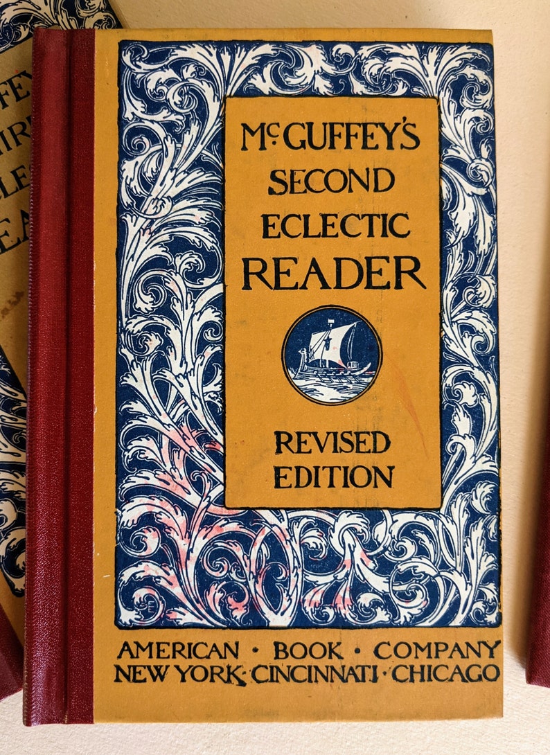 Mcguffeys First Second Third Eclectic Reader Book Set - Etsy