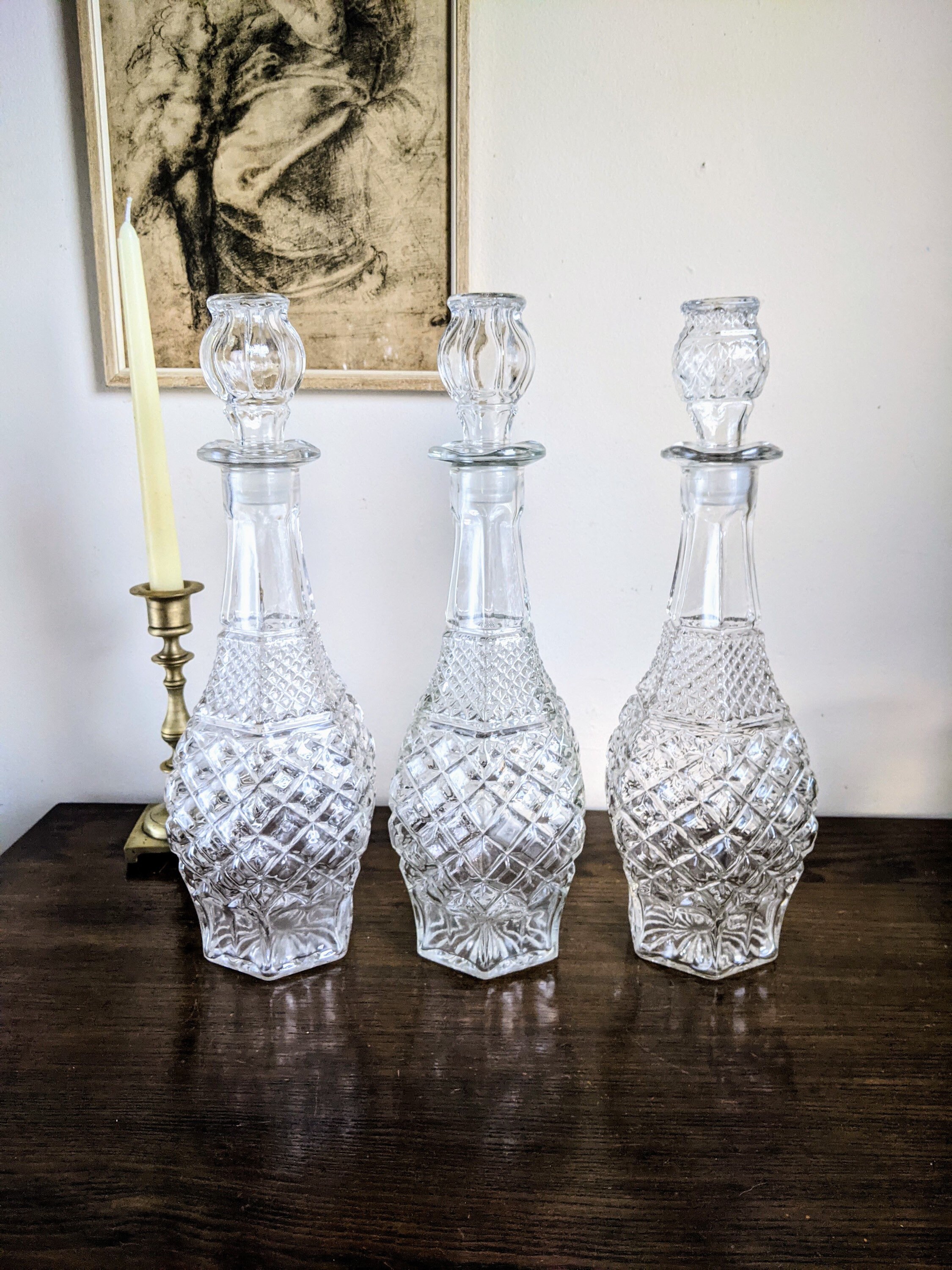 Kitchen & Dining Barware Wexford Dishes Vintage Wine Decanter Vintage