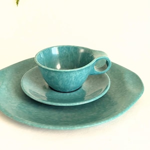 Russell Wright Residential Set Turquoise Single Place Setting