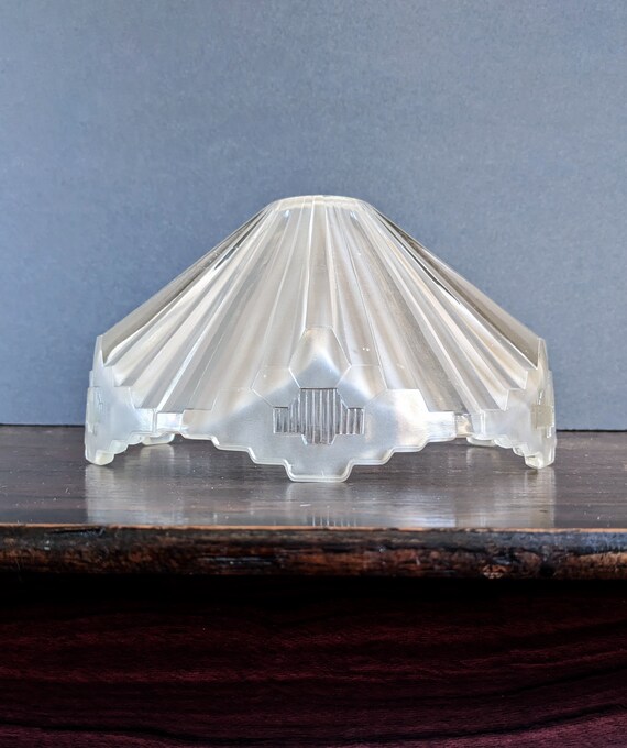 Art Deco Glass Lamp Shade Mission Arts and Crafts Etsy Australia