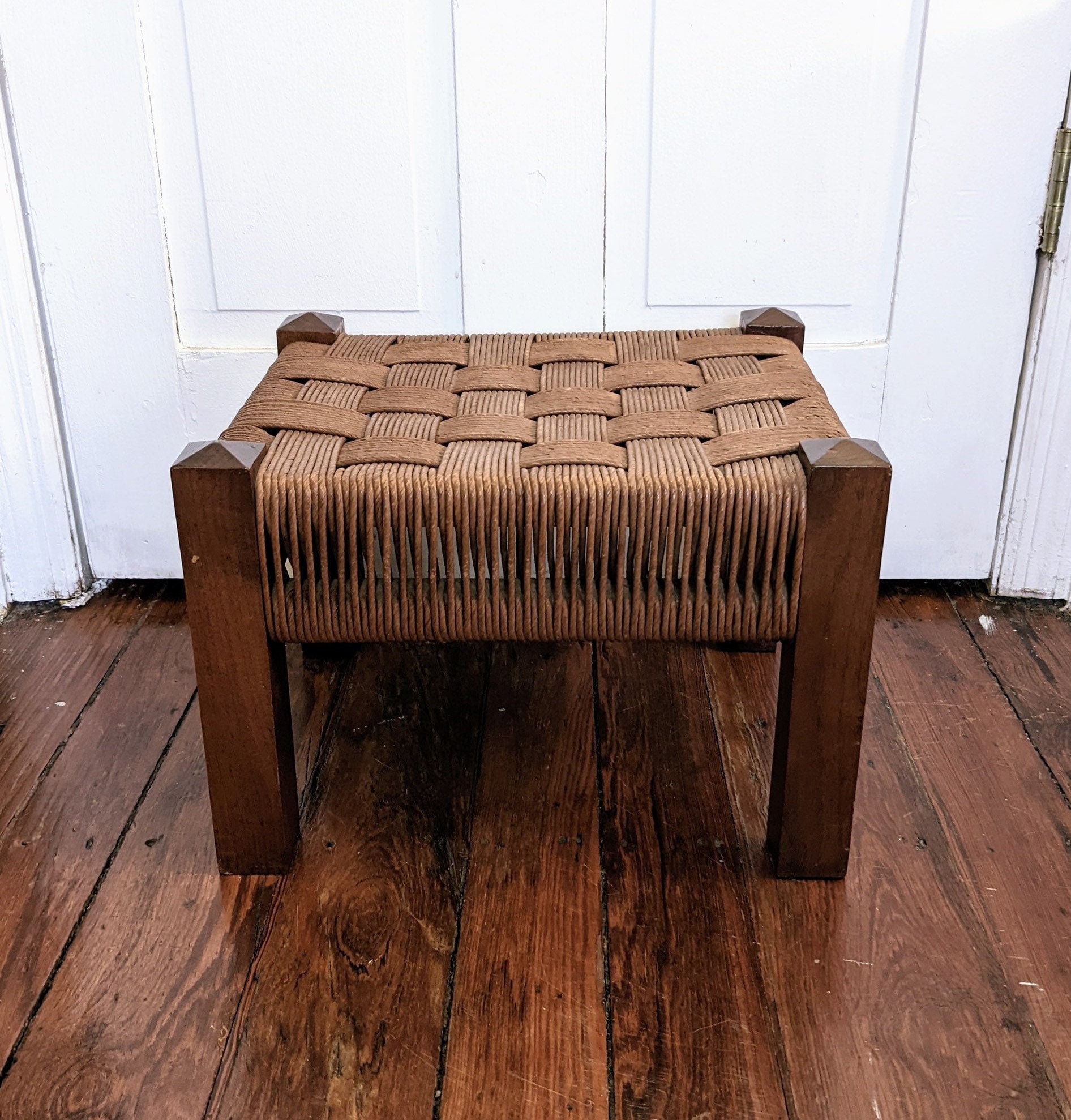 Danish Cord Weaving: Footstool