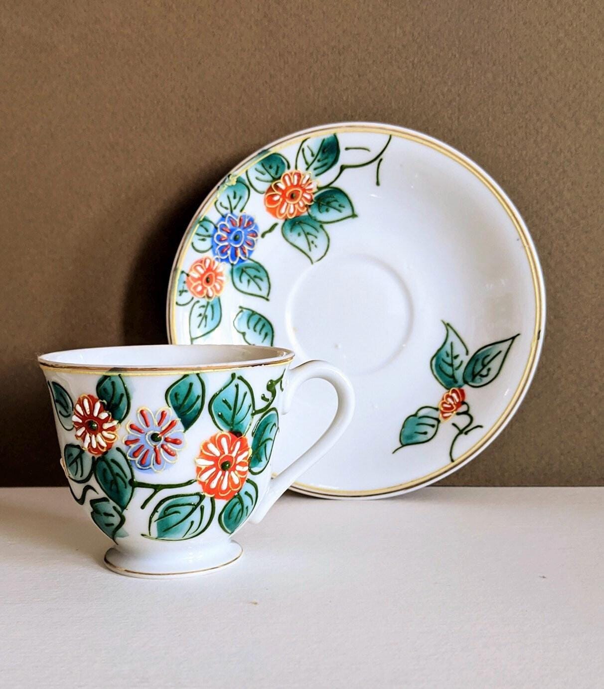 Orange China Set 1940s - Etsy