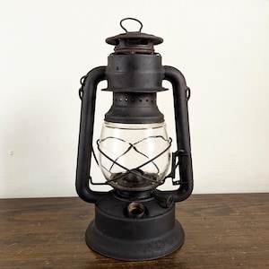 Rare Dietz Lantern Gem Cold Blast 10E Globe Glass