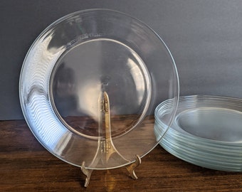 Arcoroc France Classique Clear Glass Luncheon Plates Arcoroc Etsy Arcoroc France Classique Clear Glass Luncheon Plates Arcoroc Etsy
