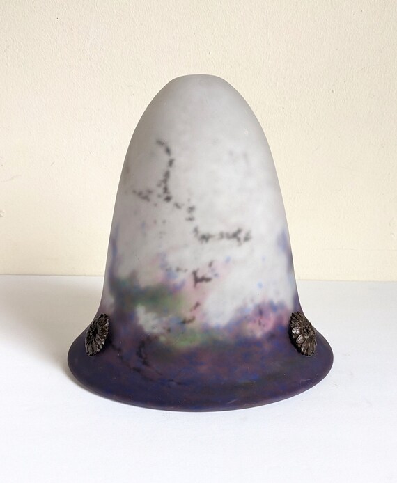 アールヌーボー ガラス ペンダント ランプ シェード ミュラー フレ