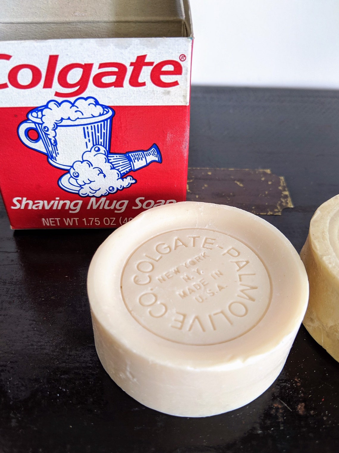 Shaving Mug Soaps NOS Colgate Shaving Soap Surrey Inc Shave Etsy