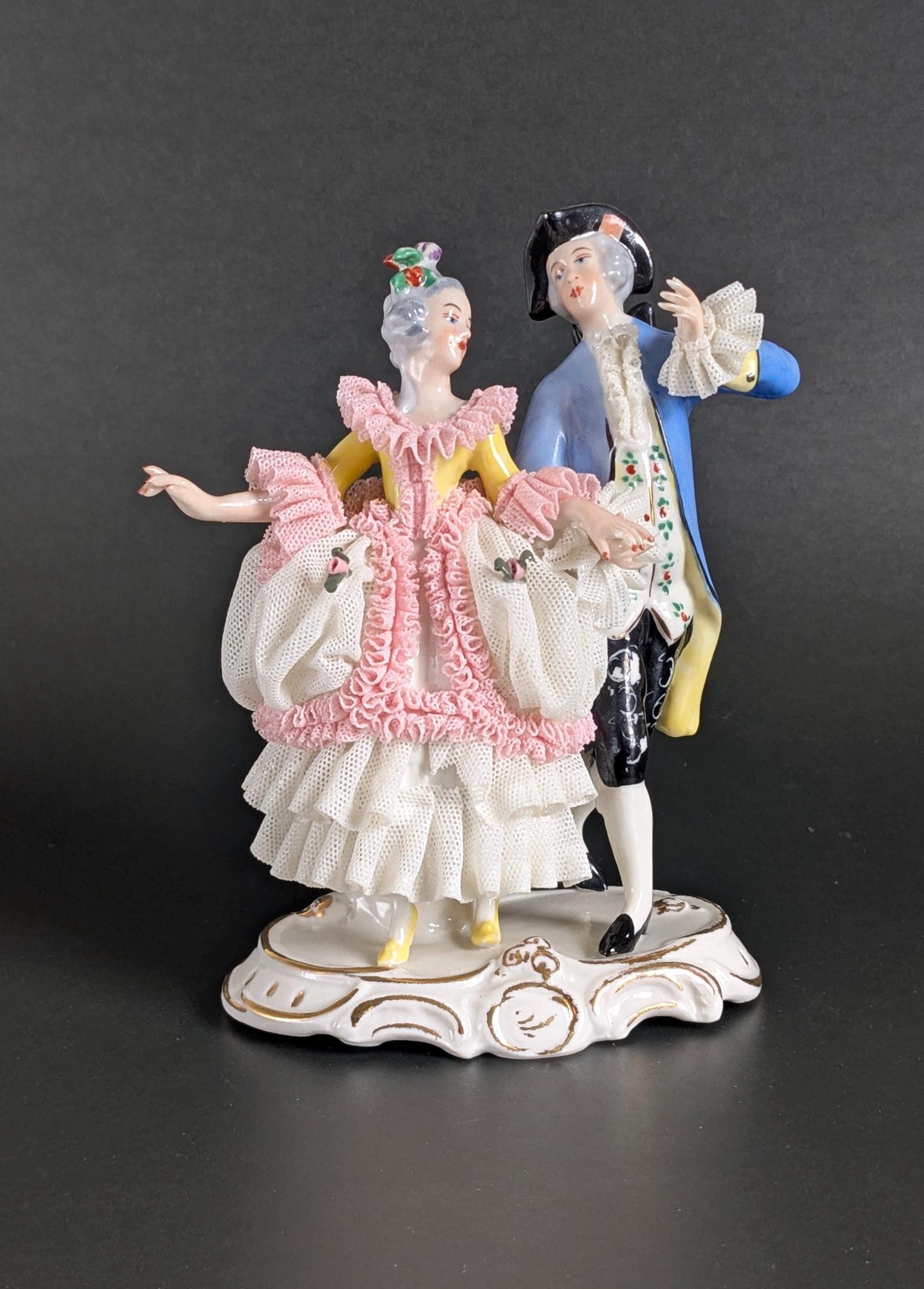 Dresden Couple Figurine - Etsy