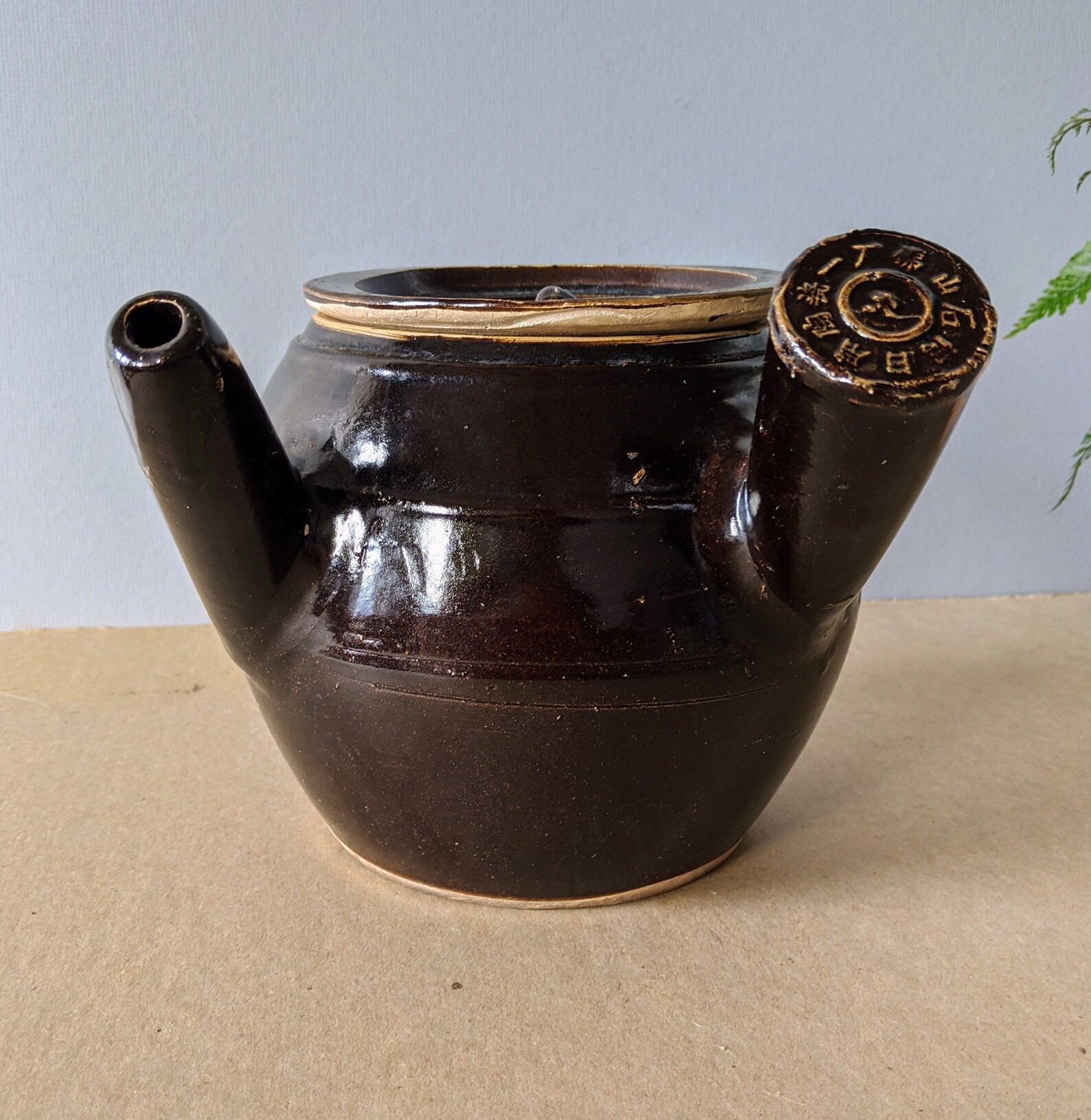 Antique Chinese Teapot Kyusu Traditional Chinese Side Handle Etsy