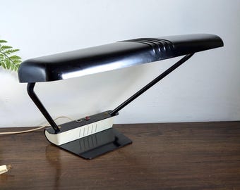 Vintage MCM IKEA “Antifoni” Chrome Desk Work Lamp with