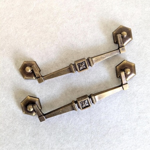 KBC Bail Pull Pair Mid Century Drawer Hardware No 2511 Keeler Brass Company
