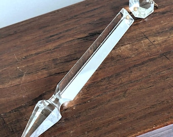 Crystal Spear 6 Inch Antique Chandelier Prism