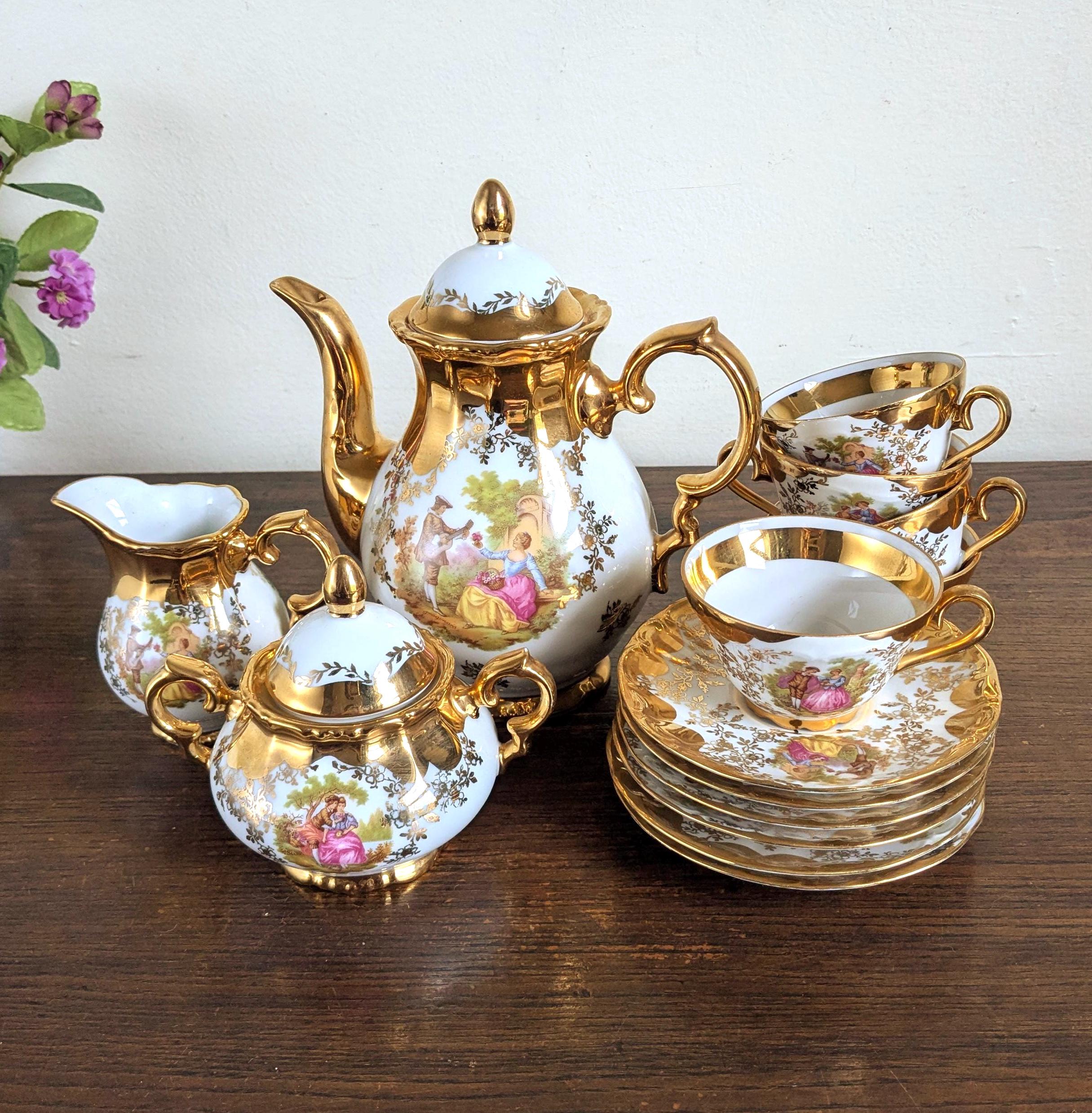 アンティーク雑貨 Antique Ottoman Empire Tea Set Traditional