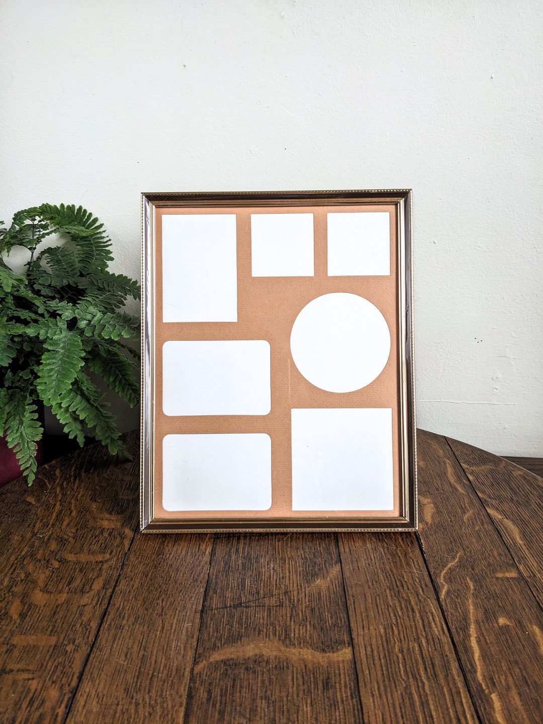 Gold Metal Frame 8 X 10 Inches Photo Easel Back Frame Multi Opening