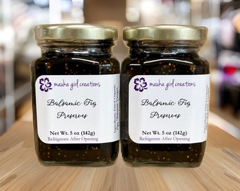 5 oz. BALSAMIC FIG PRESERVES - 2 jars