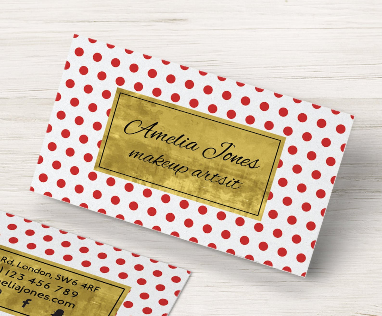 Personalized Calling Card / Contact Card / Custom Business Card, Modern