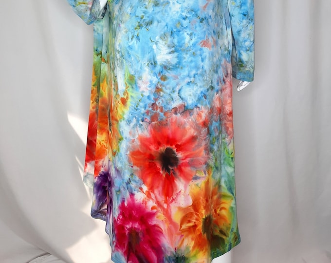 Size Large - Tie Dye Cardigan - The Blossom Collection
