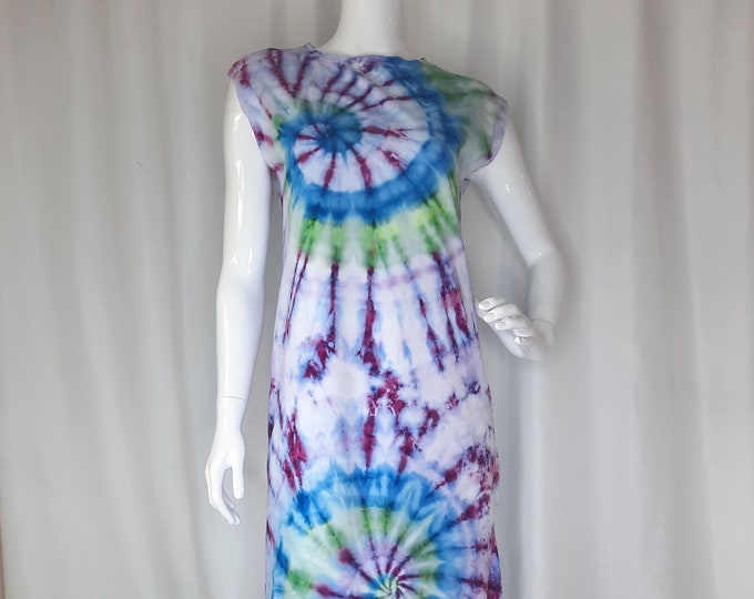 Size Small - Tie Dye Maxi Dress - 100% Cotton