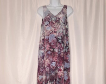 Size XSmall - Tie Dye Linen blend Jumper Maxi Dress with Pockets!