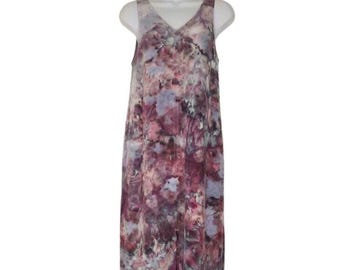 Size XSmall - Tie Dye Linen blend Jumper Maxi Dress with Pockets!