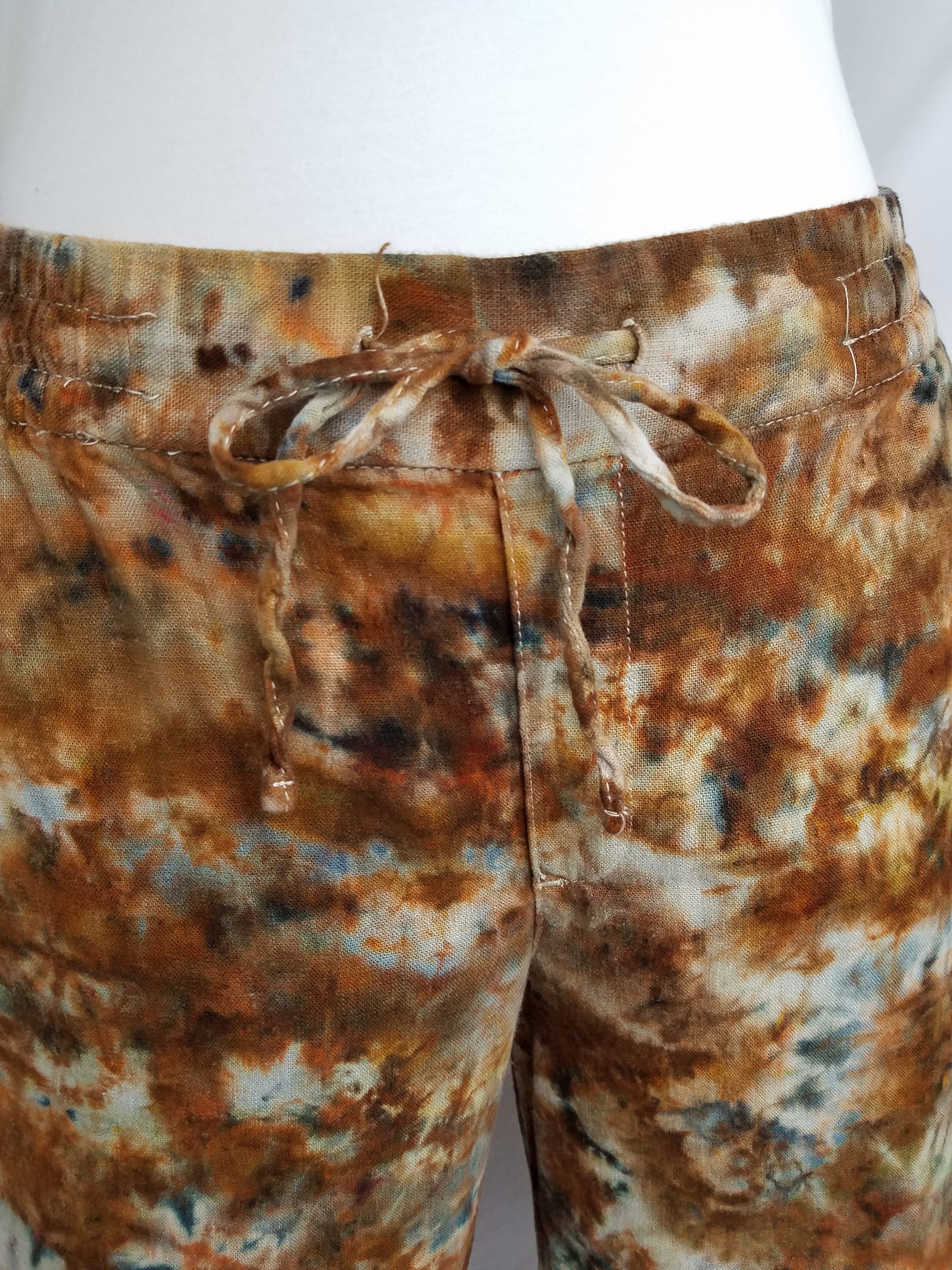 size-medium-tie-dye-pants-linen-blend-with-pockets