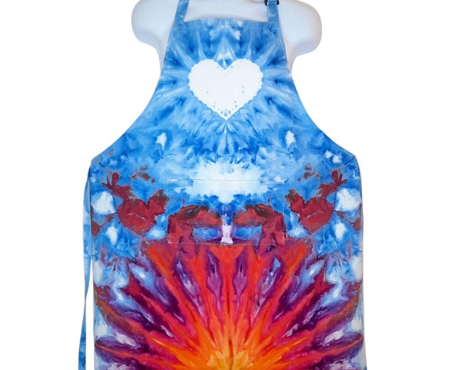 Apron - Tie Dye - Oh Happy Day - Ice Dyed