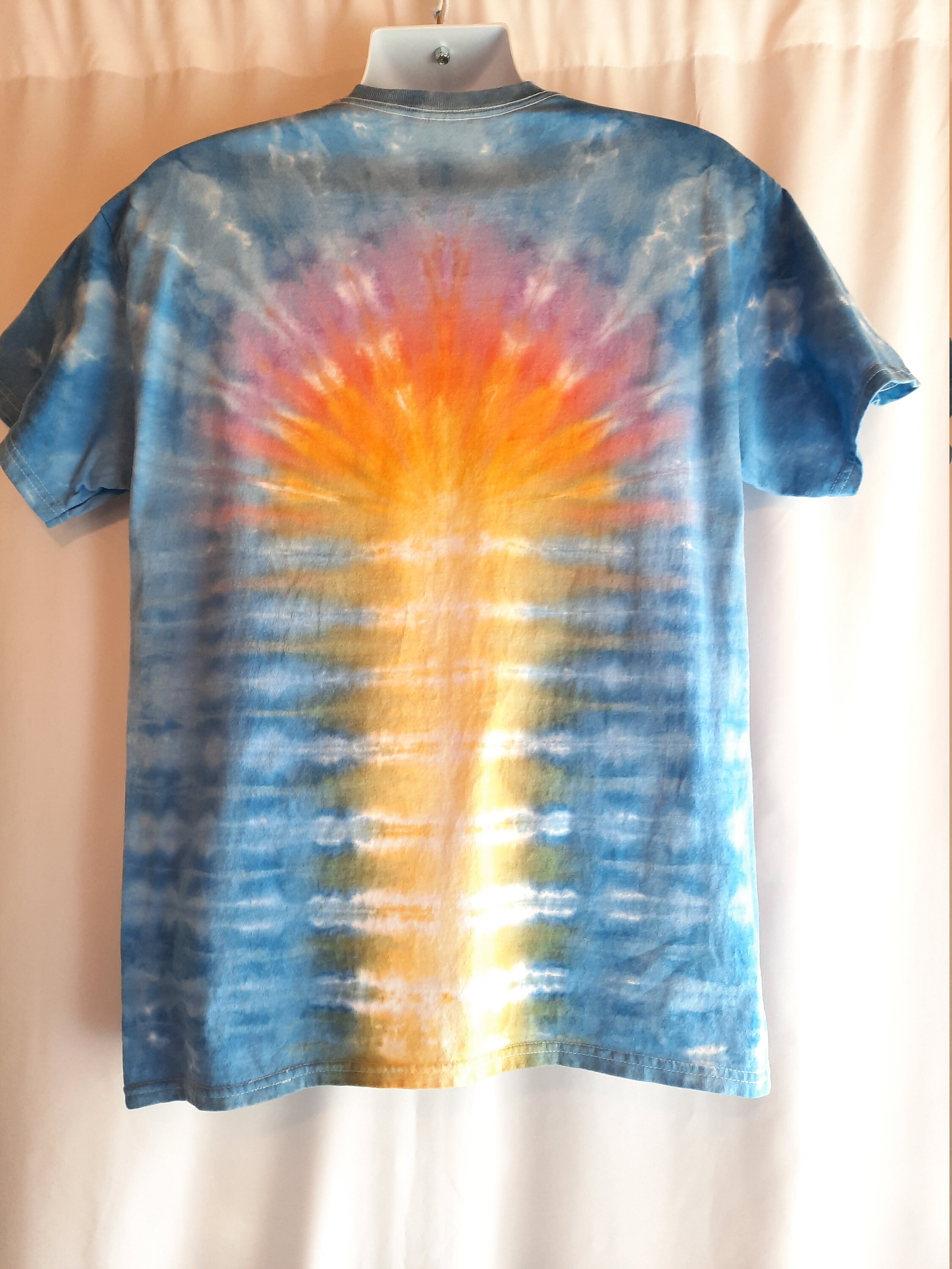 large tie dye shirt
