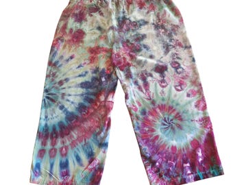 Size XXLarge- Tie Dye Pants - Linen Blend with POCKETS!  Ice Dye