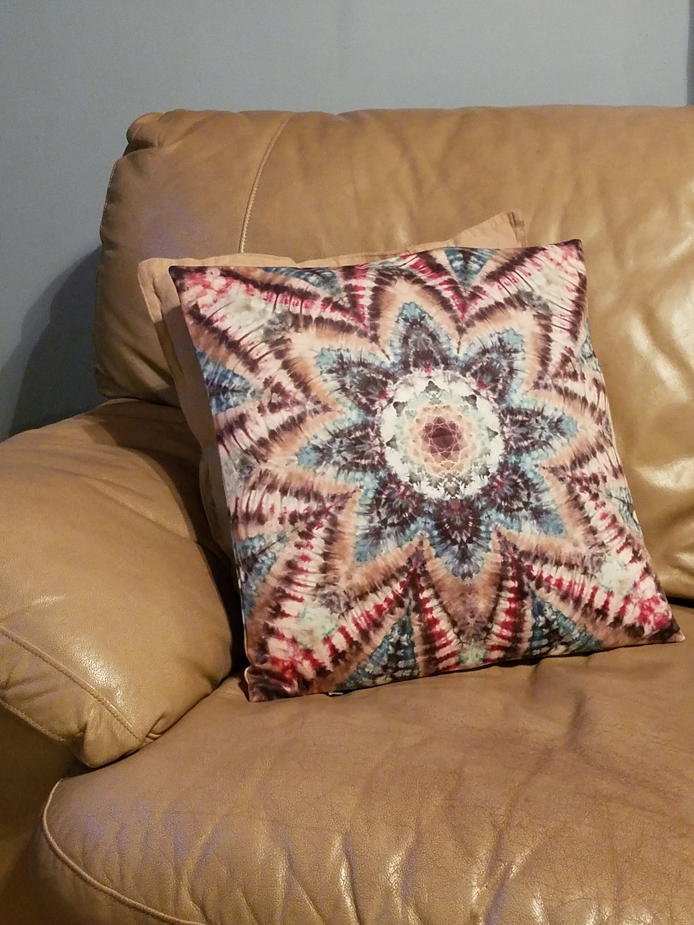 18 Square Pillow Cover Printed Both Sides