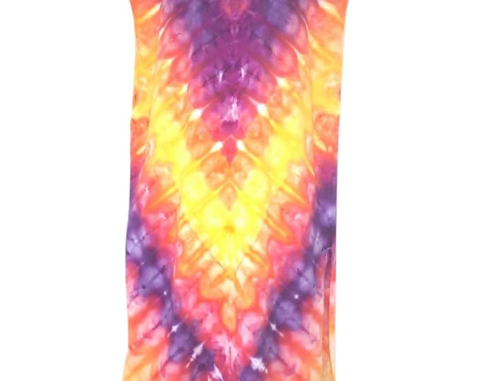 Size 2X - Tie Dye Maxi Dress - 100% Cotton