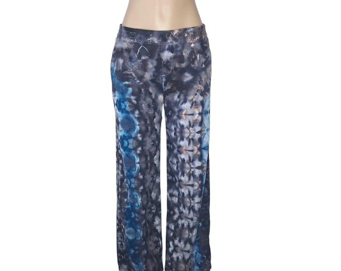 Size Small/Medium - Tie Dye Pants - Linen Blend with POCKETS!  Ice Dye