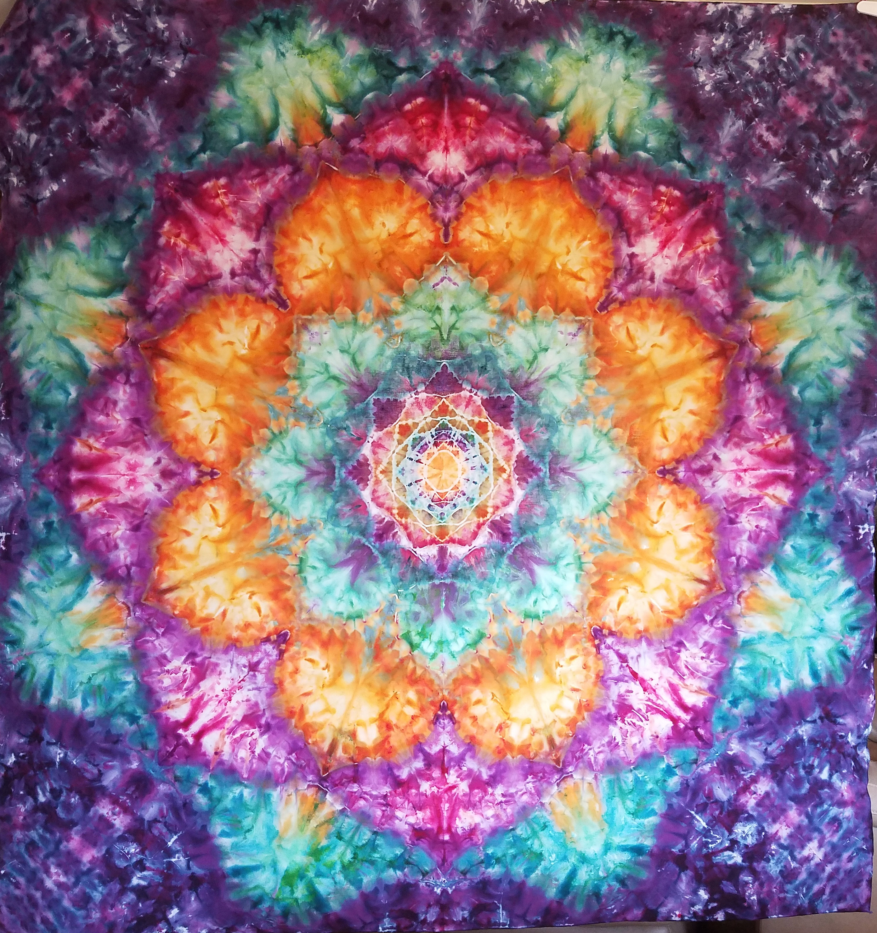 How to make a tie dye mandala tapestry hotsell