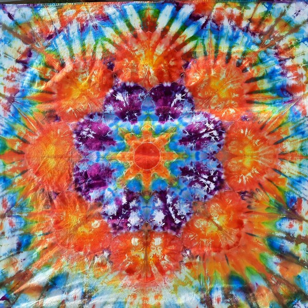 Tie Dye Tapestry Etsy