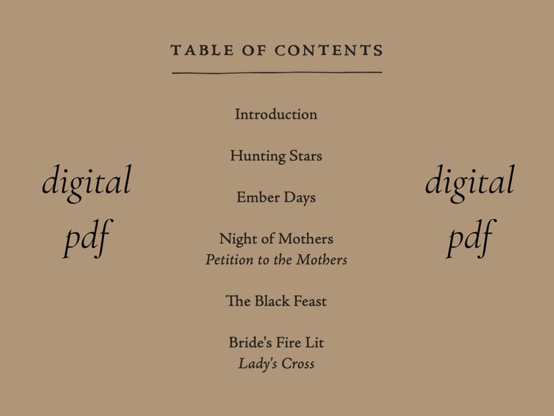 Black Feast: Digitales PDF Bild 2