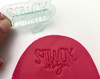 Embosser Stamp Stuck On You Handmade