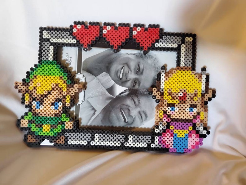 Link and Zelda picture frame Etsy