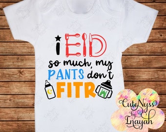 Funny Eid baby outfit, Baby's 1st Eid, Eid Mubarak, Eid ul Fitr, Ramadan, Customized Newborn Baby outfit, New Baby, Crescent Star, Islam