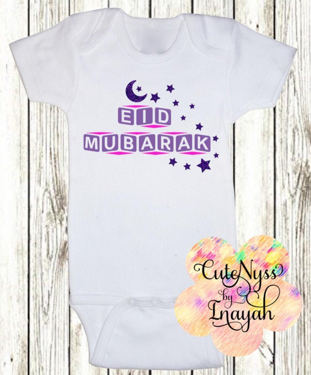 Personalized Eid Baby Outfit, Baby's 1st Eid, Eid Mubarak, Ramadan,fitr