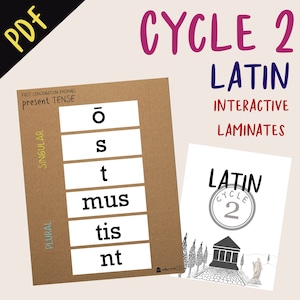 CC Cycle 2 - Latein - Interaktive Laminate - PDF