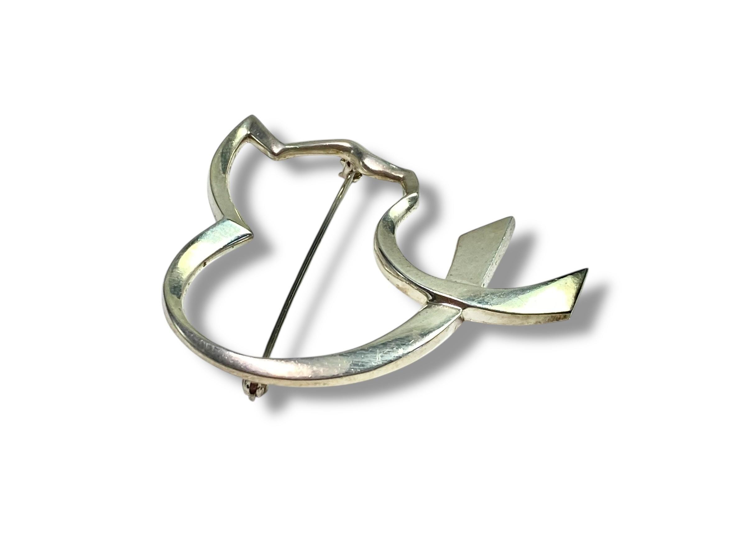 ティファニー パロマ・ピカソ オープンハート キャット ブローチ