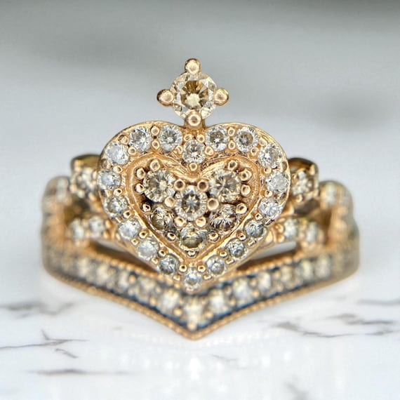 Le Vian Sapphire Crown Ring Le Vian 14k Rose Gold Chocolate