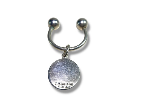 Tiffany & Co. Sterling Silver Round Tag Ball Key Ring  Tiffany\'s Ball Sterling Silver Keyring main image 0