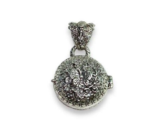 Anello In Argento Sterling 925 Con Gemma Di Zaffiro Arancione Rotondo