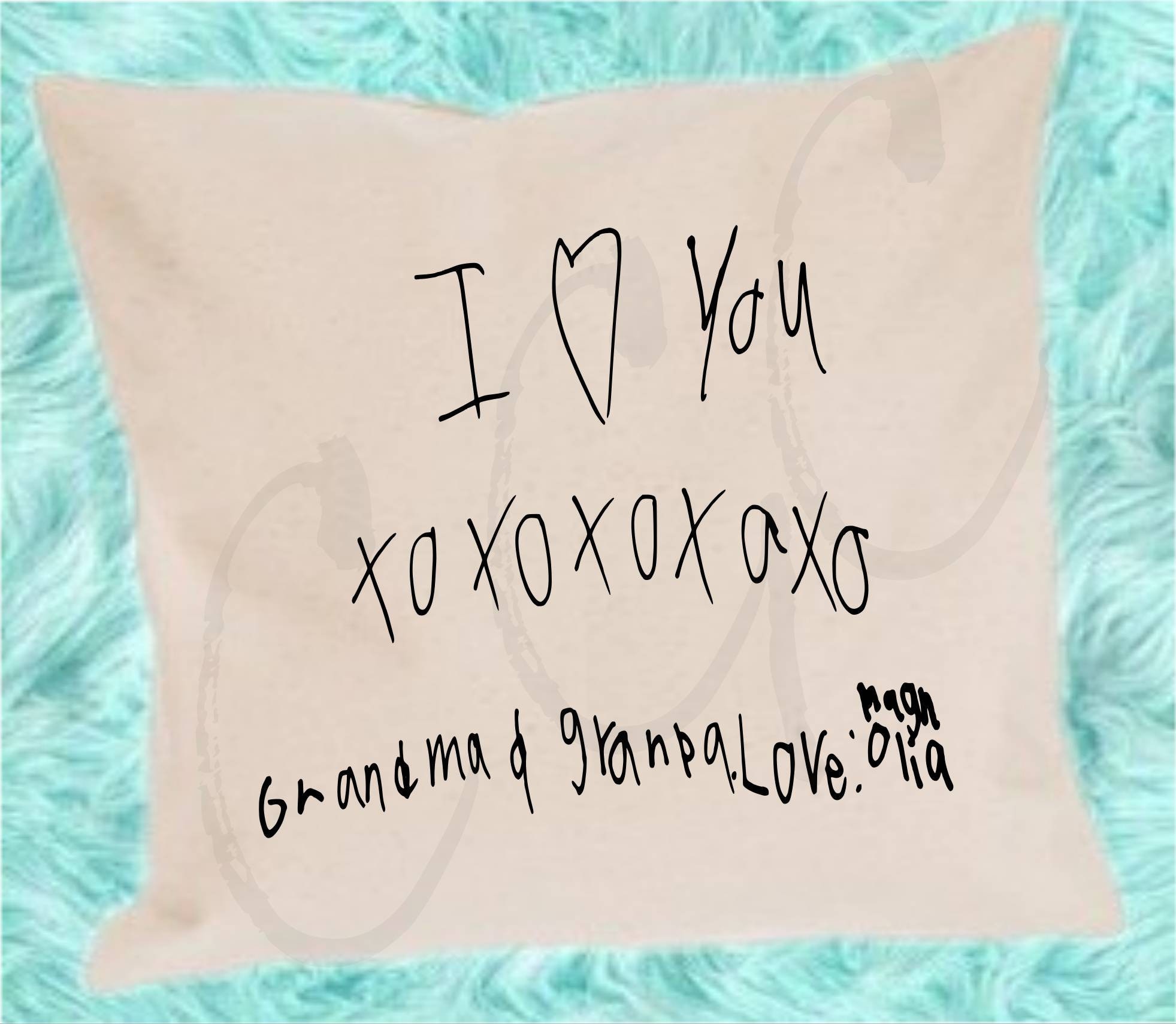 Your childs art on a pillow cover art pillow case Etsy